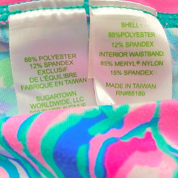 Sale! Lilly Pulitzer Aqua Weekender High Rise Legging in Multi In Full Bloom, M - Picture 8 of 11